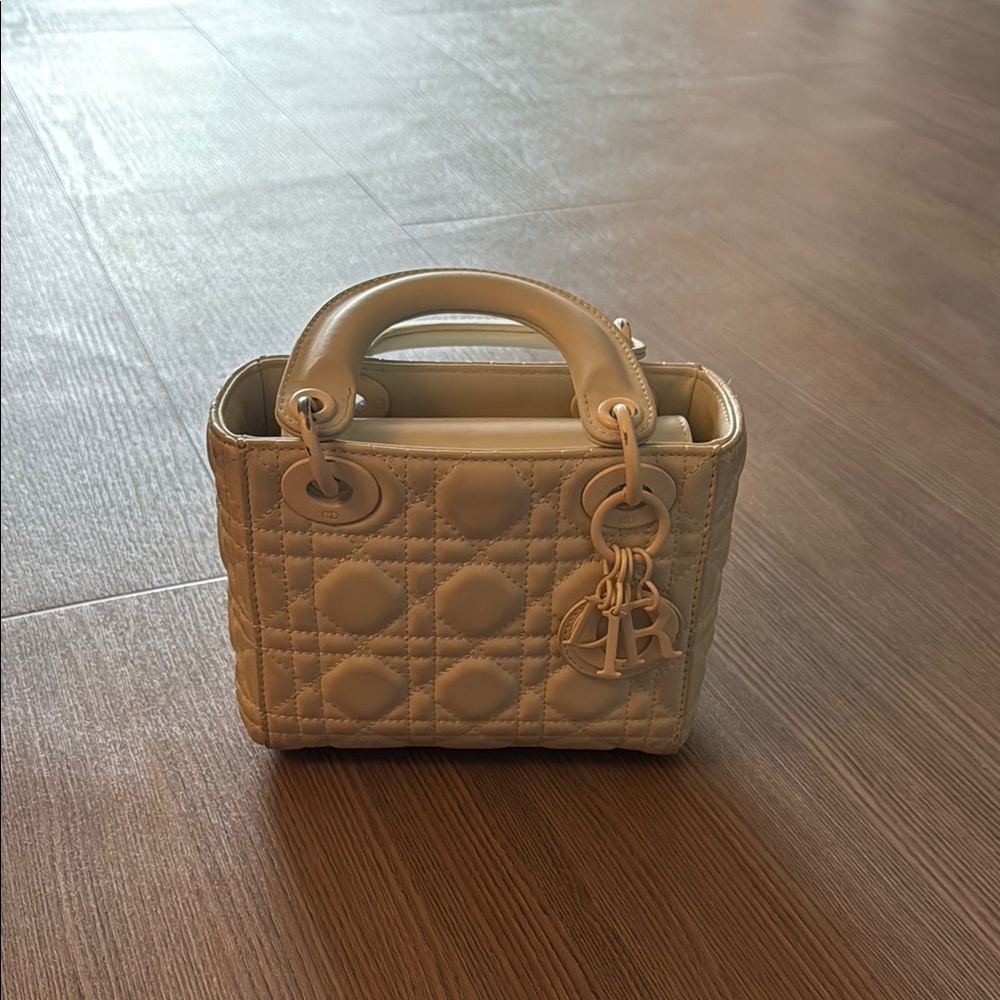 Elegant Cream Designer Handbag